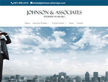 Tablet Screenshot of johnson-attorneys.com